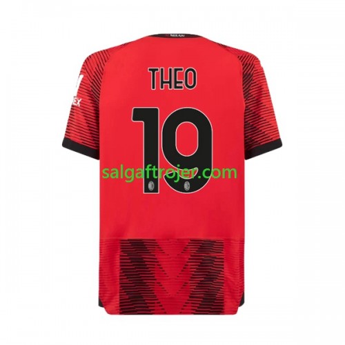 AC Milan Theo Hernandez 19 Fodboldtrøjer Hjemmebanesæt 2023/24 Kort ærmer AC Milan Theo Hernandez 19 Fodboldtrøjer Hjemmebanesæt 2023/24 Kort ærmer